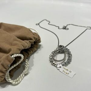 Or Paz Sterling Silver Necklace made in Israel Pendant NWT and dust bag